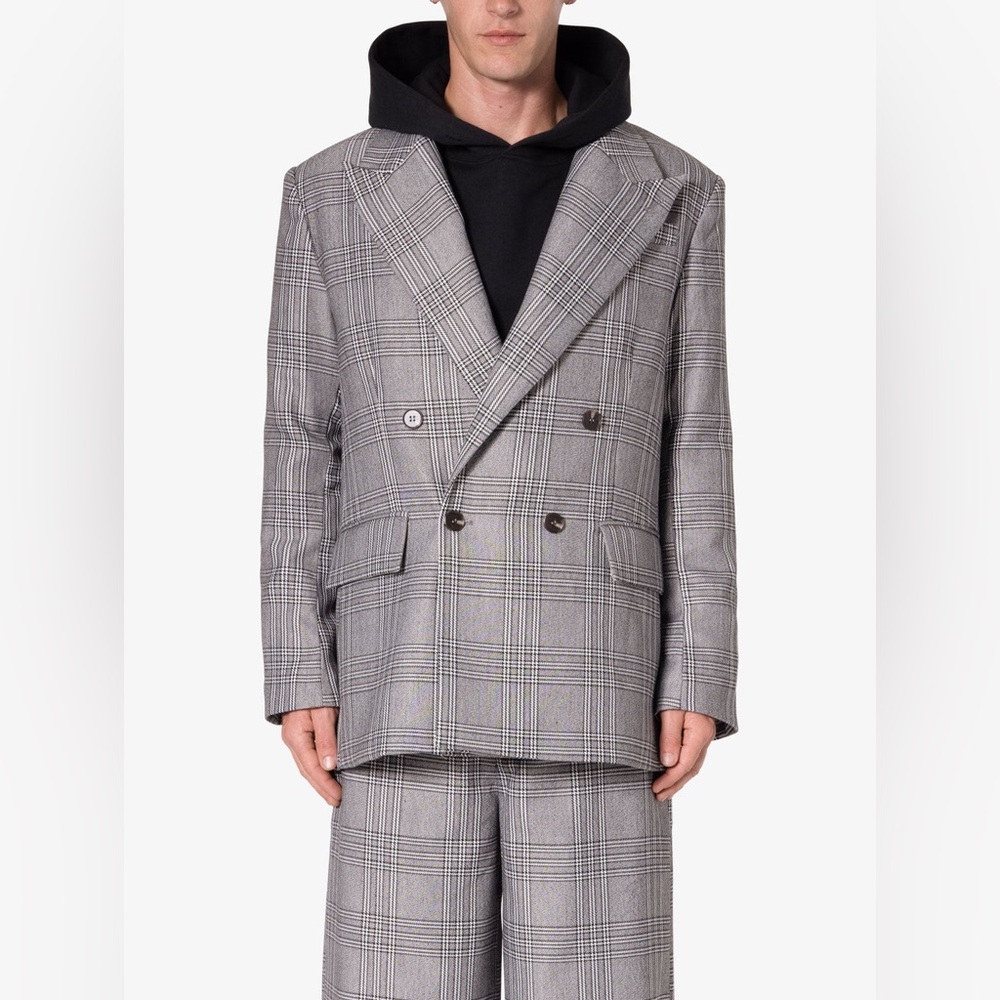 NWT MNML DOUBLE BREASTED SUIT JACKET BLAZER SZ S
